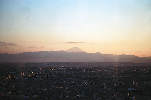東京都庁より富士山