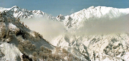 白馬村　五竜スキー場より12