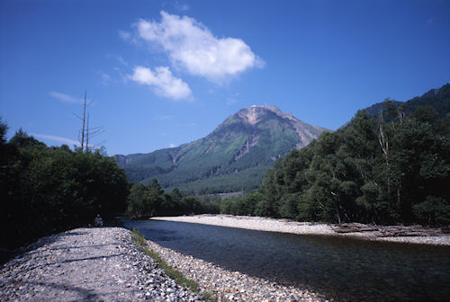 上高地06梓川・焼岳