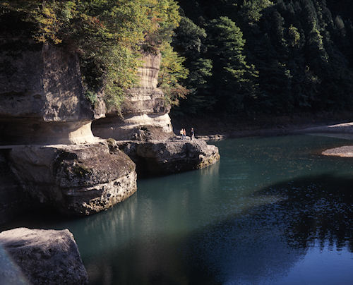 福島旅行10塔のへつり