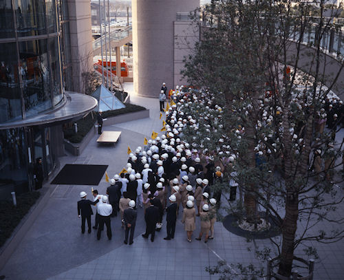 みなとみらい14避難訓練