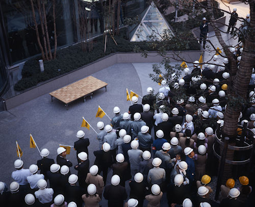 みなとみらい15避難訓練