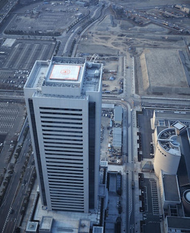 みなとみらい26ランドマークタワー展望フロアより